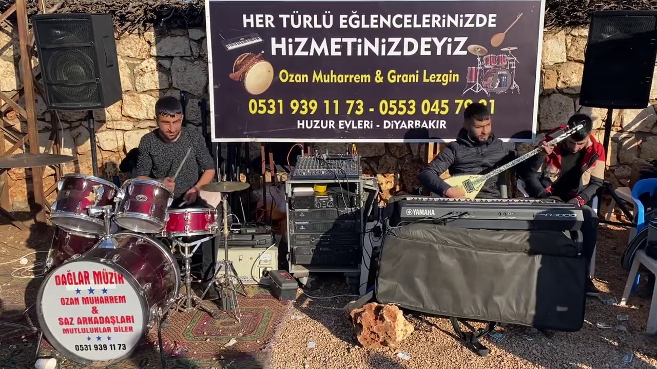 GRANİ LEZGİN DAĞLAR MÜZİK YENİ DUYGULU GRANİ BATERİ EŞLİĞİNDE   OZAN MUHARREM BATERİST HASAN