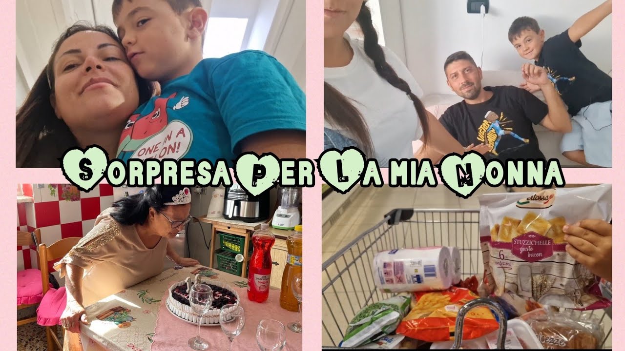 Spesa settimanale da Lidl/Festa a Sopresa per nonna Assunta❤️