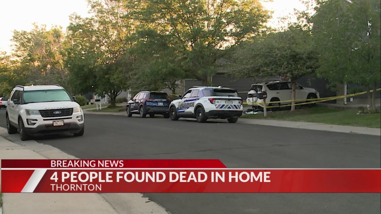 4 found dead in Thornton homicide: Police