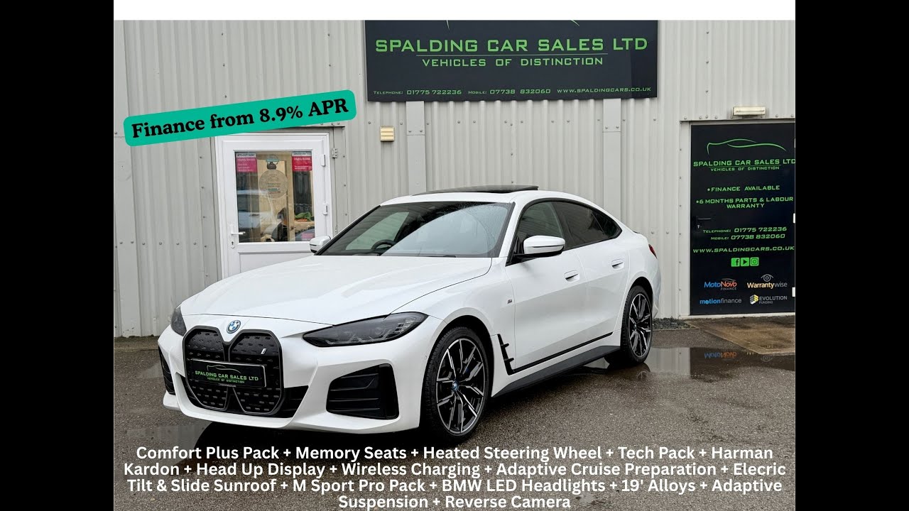BMW i4 40 83.9KWh M Sport Gran Coupe - Comfort Plus Pack - Tech Pack - M Sport Pro Pack