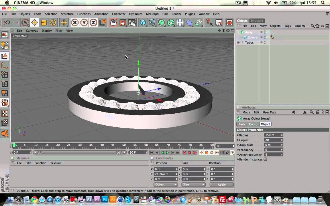 Tutorial Cinema 4D Portugues Modelagem Ball Bearing 1/3