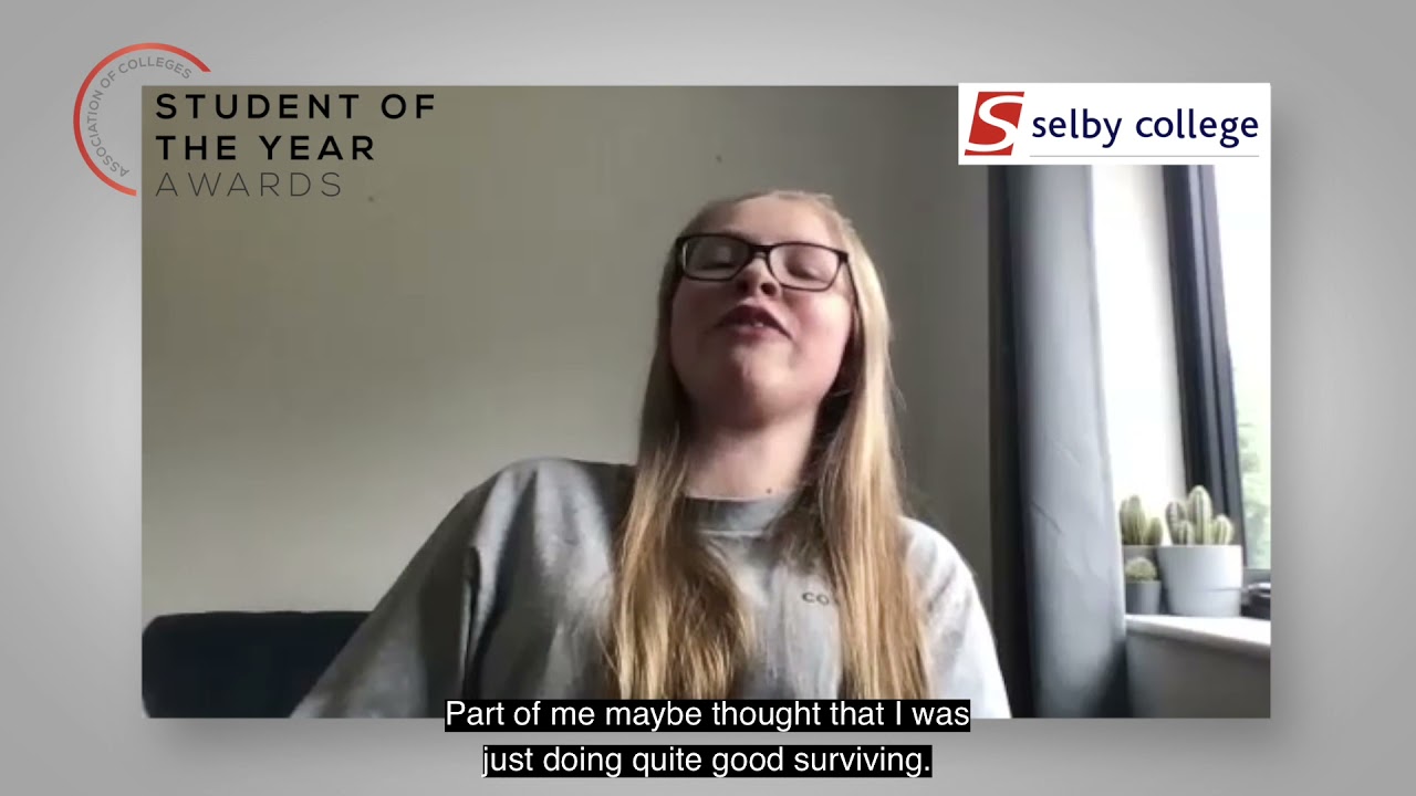 Selby College student named as AoC Student of the Year Award Finalist
