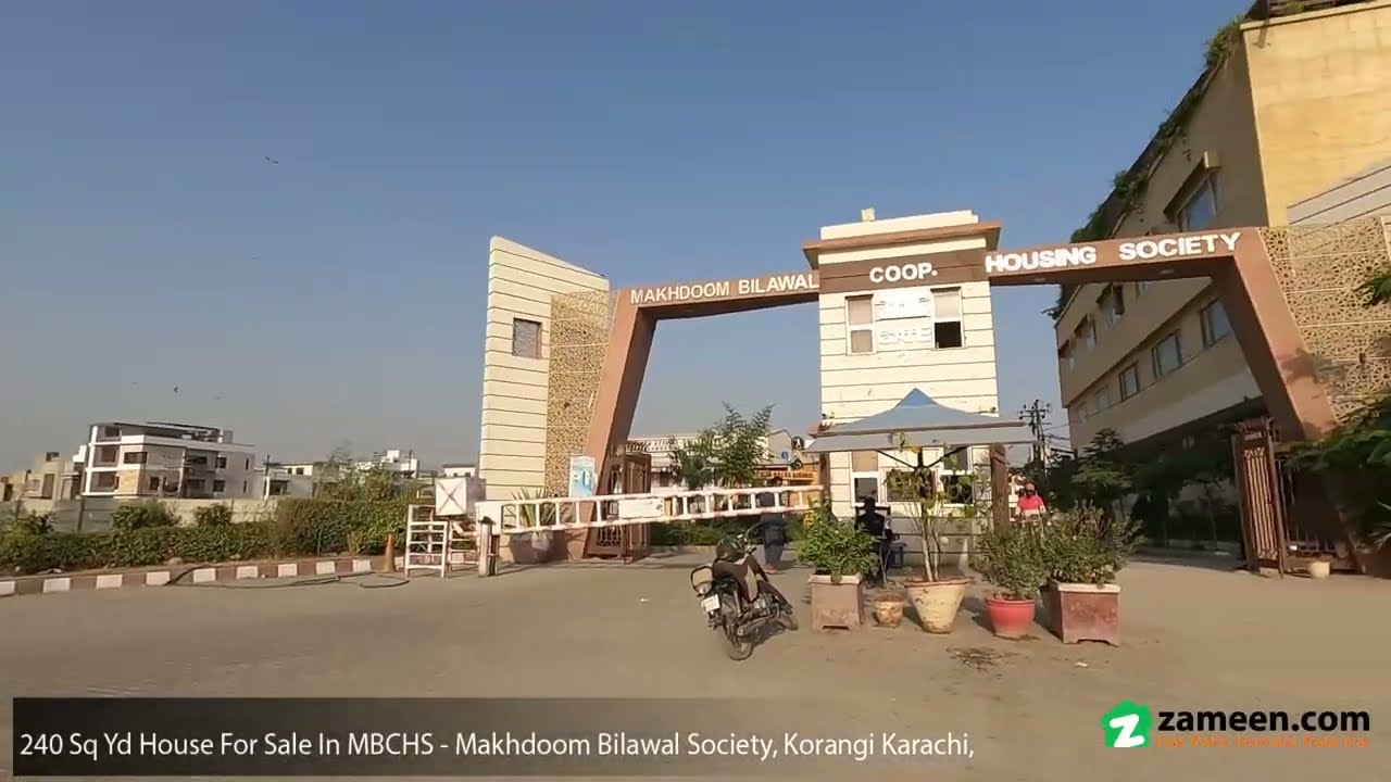 240 SQYD HOUSE FOR SALE IN MAKHDOOM BILAWAL SOCIETY KORANGI KARACHI