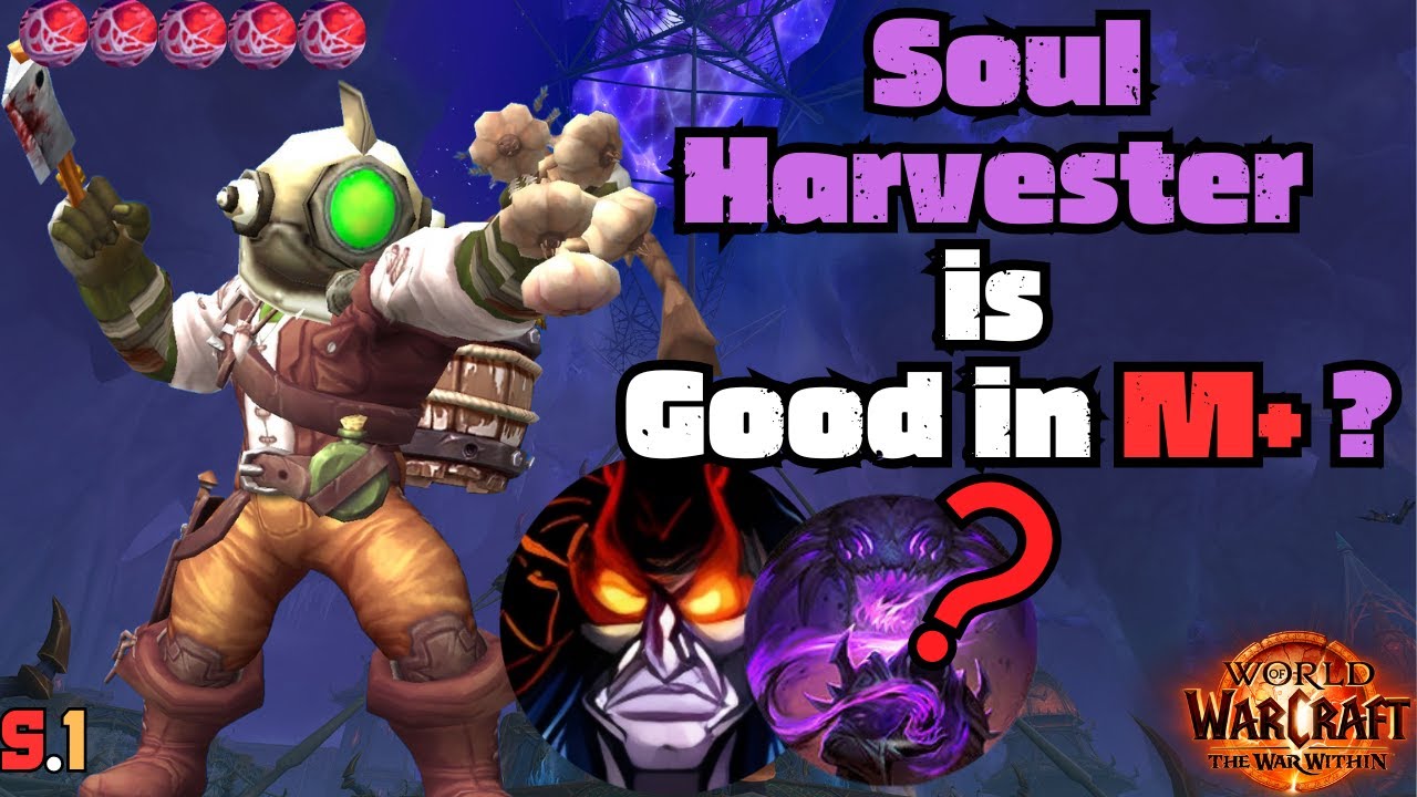 Soul Harvester Test , Not to bad ! Trinket Finally ? -Ara-Kara +9🕸 -Demonology Warlock🌌👹-TWW Season1
