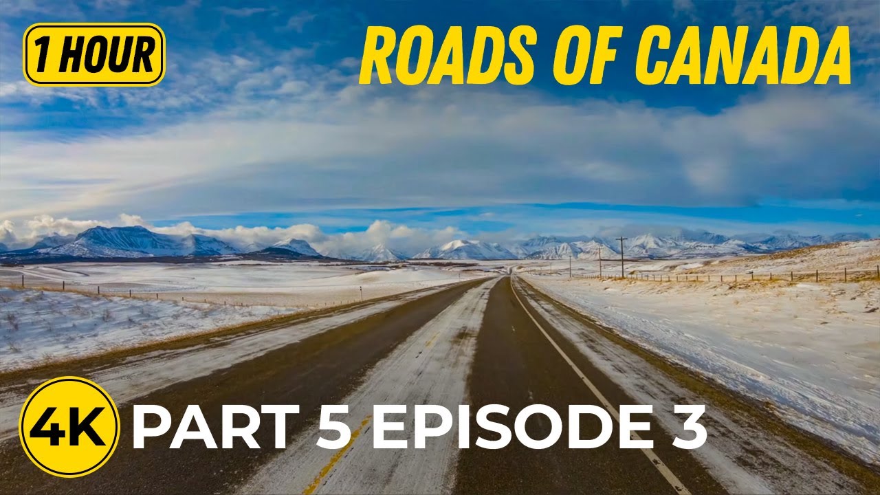 1-Hour POV Winter Drive in Canada | Cardio & Endurance Training in 4K - Part 5; Ep 3