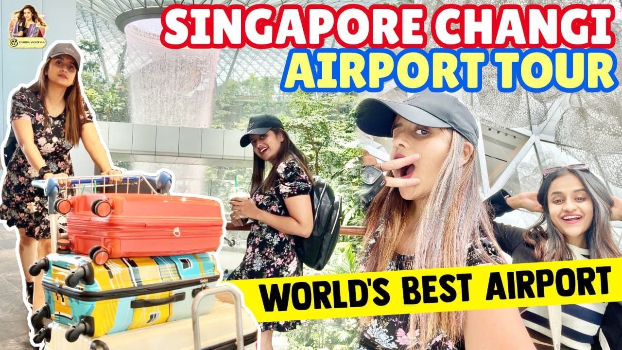 Singapore Airport Tour✈️🧳 | Travel Vlog | Chaitra Vasudevan