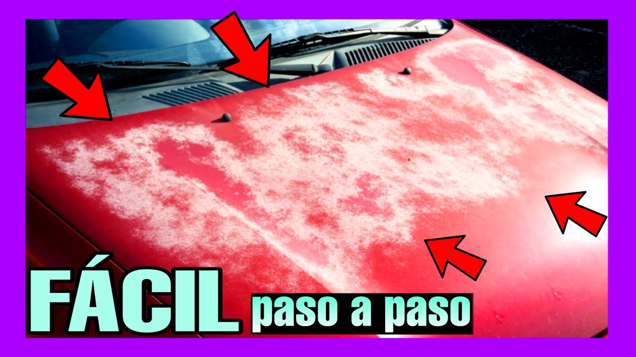 ✅😨 como RESTAURAR PINTURA QUEMADA por el SOL 👀