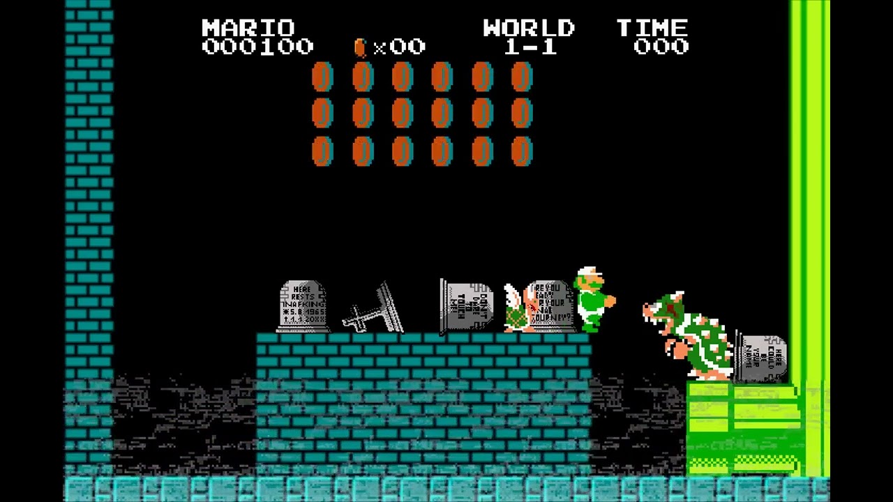 (REUPLOAD) Zombie Mario Bros. (Super Mario Bros 1 on NES, zombified)