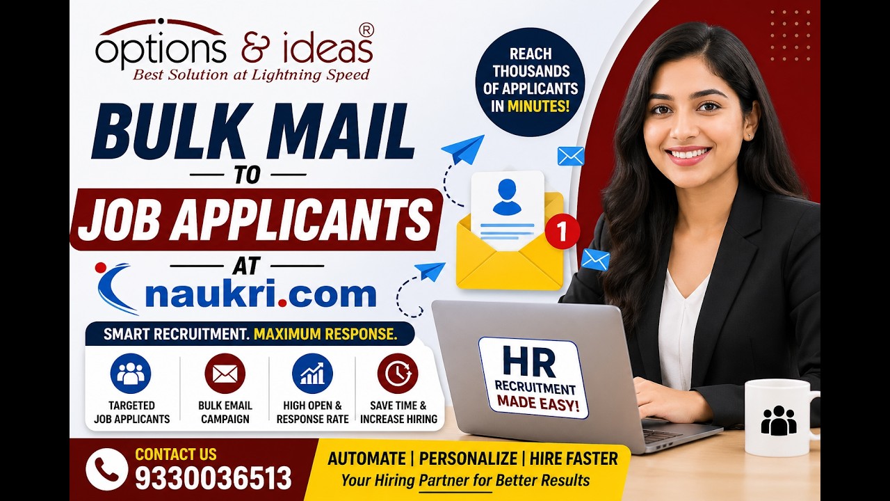 Bulk Mail to Job Applicants on Naukri.com | Hire Faster with Smart Recruitment