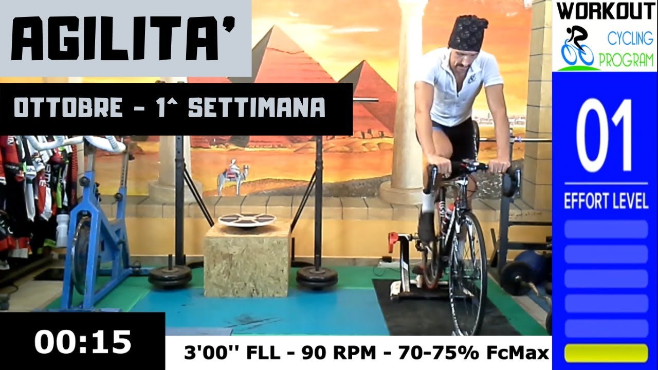 (Allenamento Ciclismo e MTB) - Indoor Cycling - Ottobre - 1^ Settimana - Agilit&agrave;