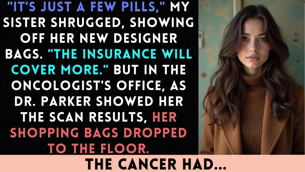 My Sister Sold My Cancer Medicine For Her Shopping Spree. When The Oncologist Showed Her My Scan...