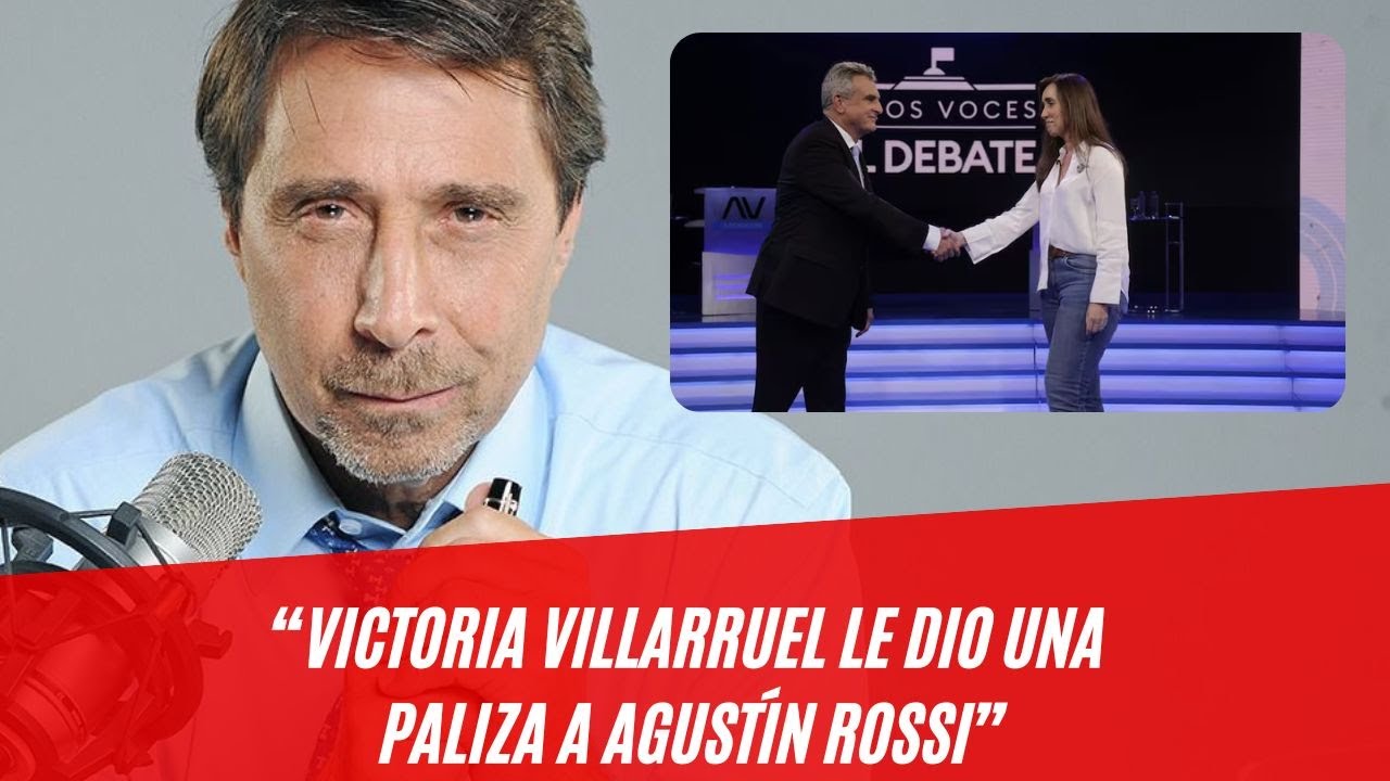 Eduardo Feinmann analizó el debate de vicepresidentes: “Villarruel le dio una paliza a Rossi”