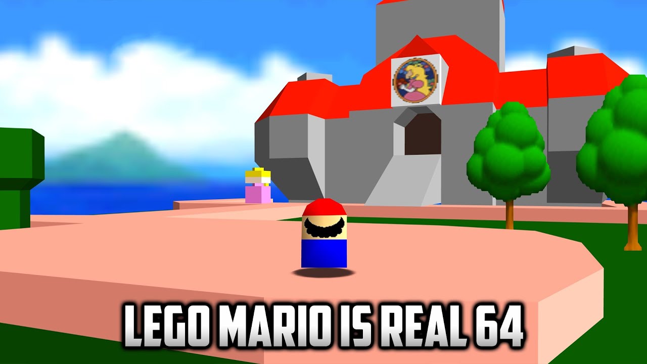 ⭐ Super Mario 64 - Lego Mario is Real 64