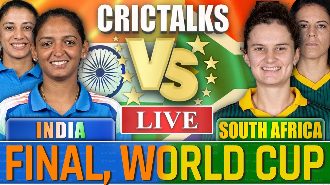 🔴 Live: India vs South Africa, World Cup Live Cricket, INDW v SAW Live Match Today Score Commentary