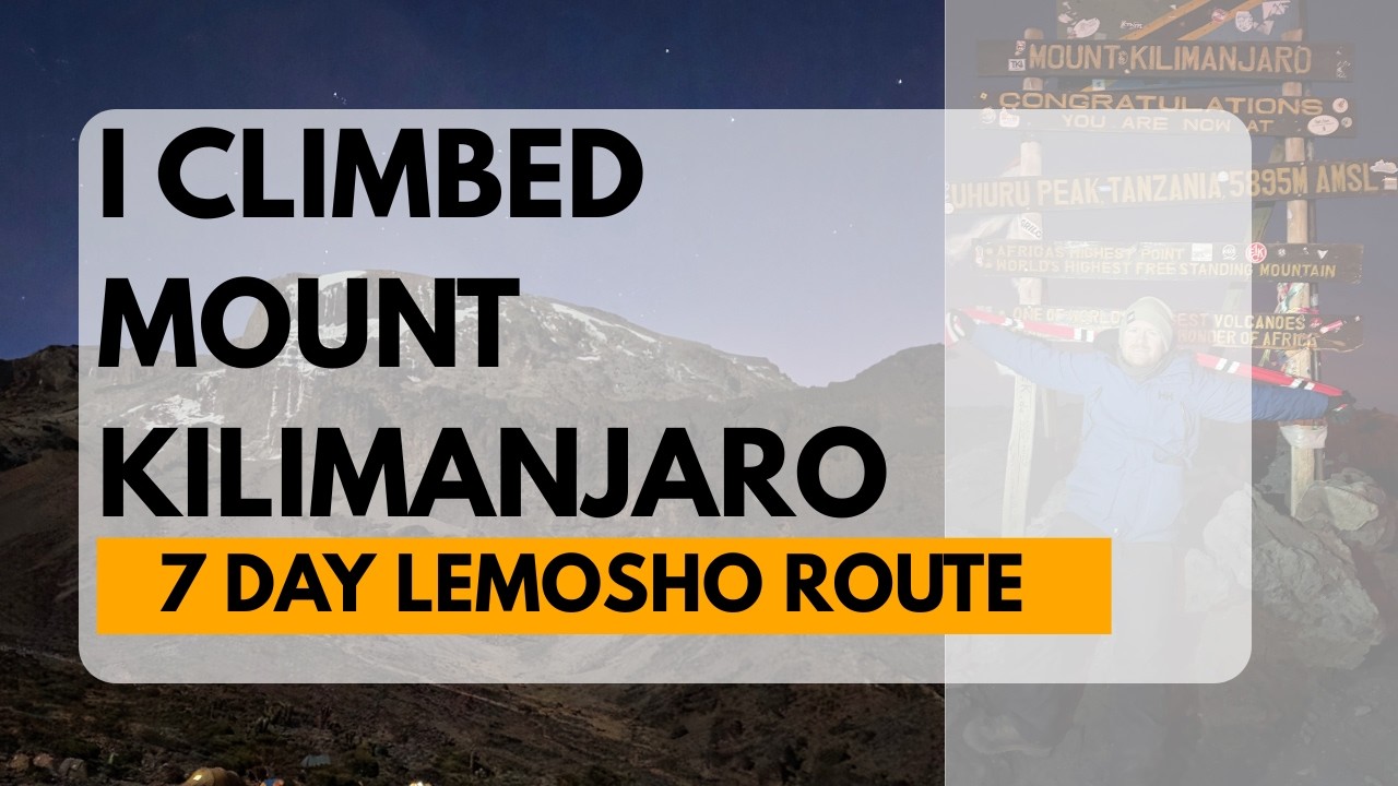I climbed Kilimanjaro and stood on top of Africa!