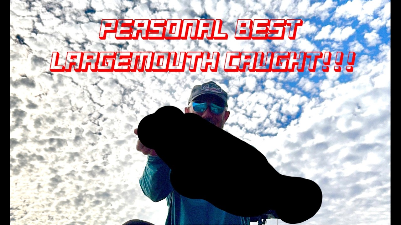 Bois D' Arc lake GIANT! My Personal Best Largemouth Bass!!!