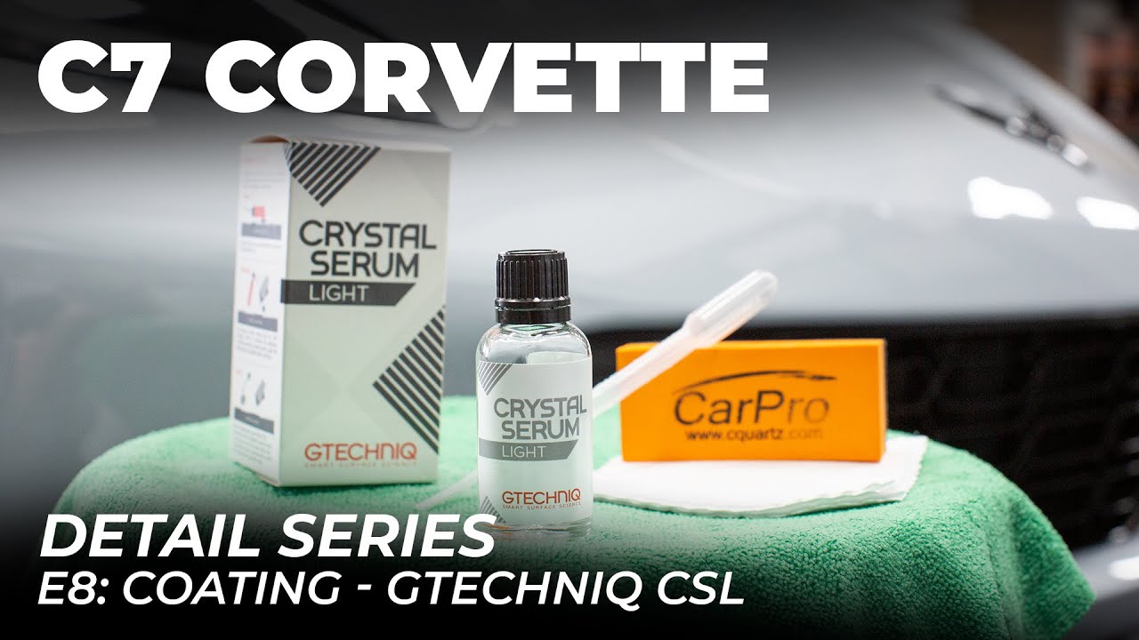 Corvette Detail Series: E8 - Gtechniq Crystal Serum Light Application
