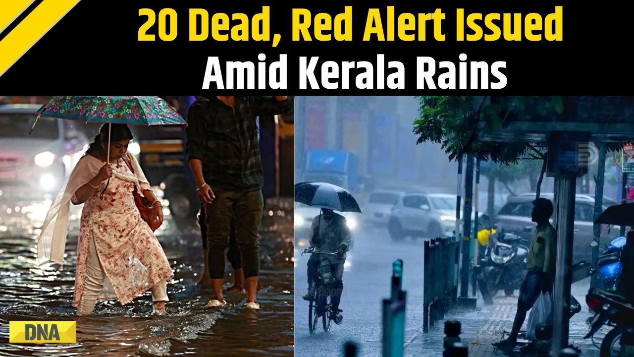 Kerala Rains: '20 Dead', Red Alert Issued In 8 Districts As Kerala Batters With Heavy Rain | IMD