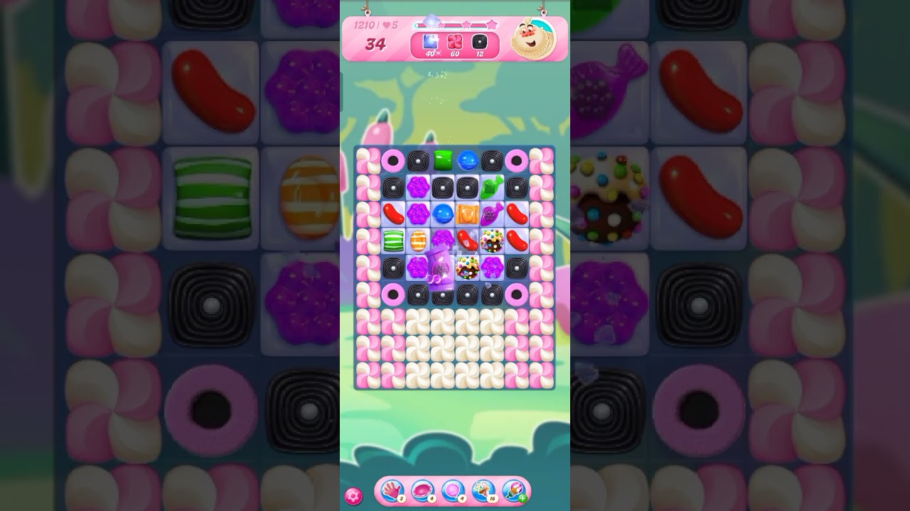Candy crush level 1206-1220