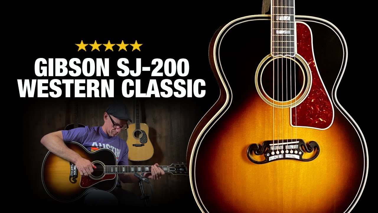 Gibson SJ-200 Western Classic - Big Bass Box!
