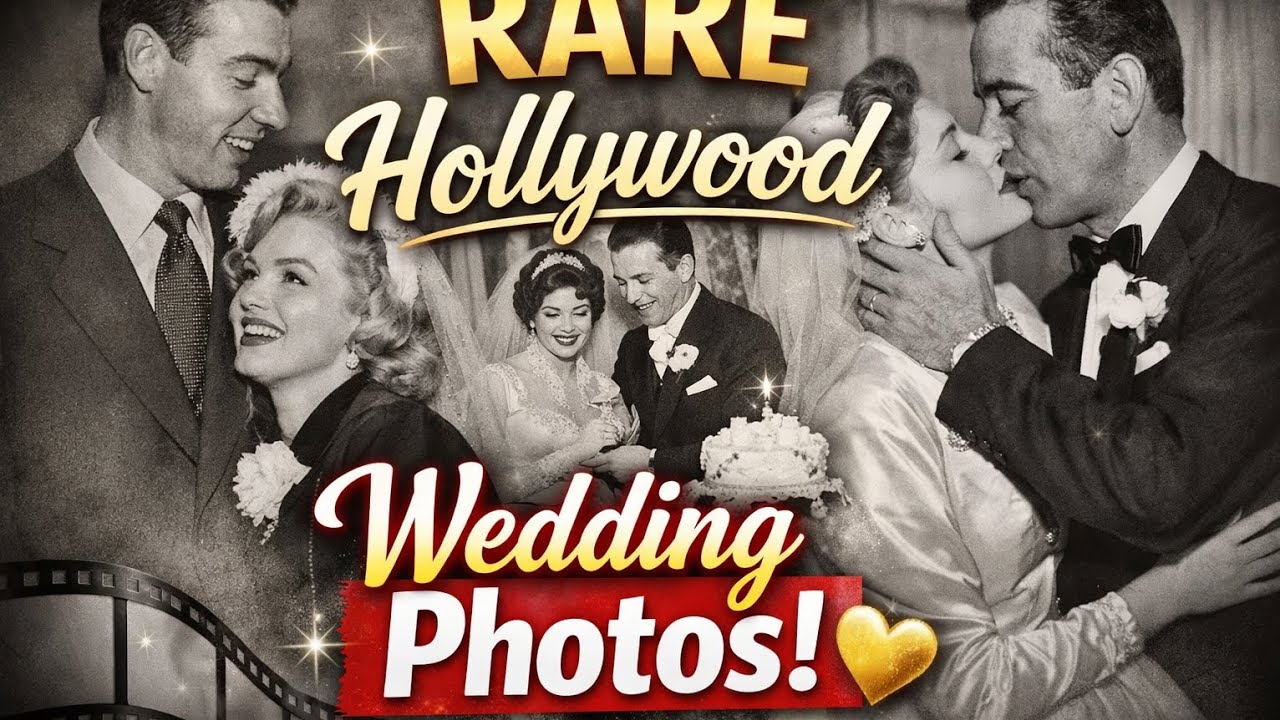 💍 Rare Old Hollywood Wedding Photos – Golden Age Romance & Glamour | Vintage Hollywood Love Story
