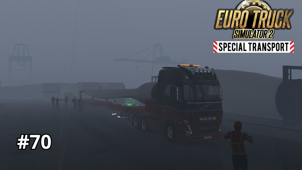 Special Transport — Hauling a Wind Turbine Blade from Rostock to Berlin | ETS2 No Commentary