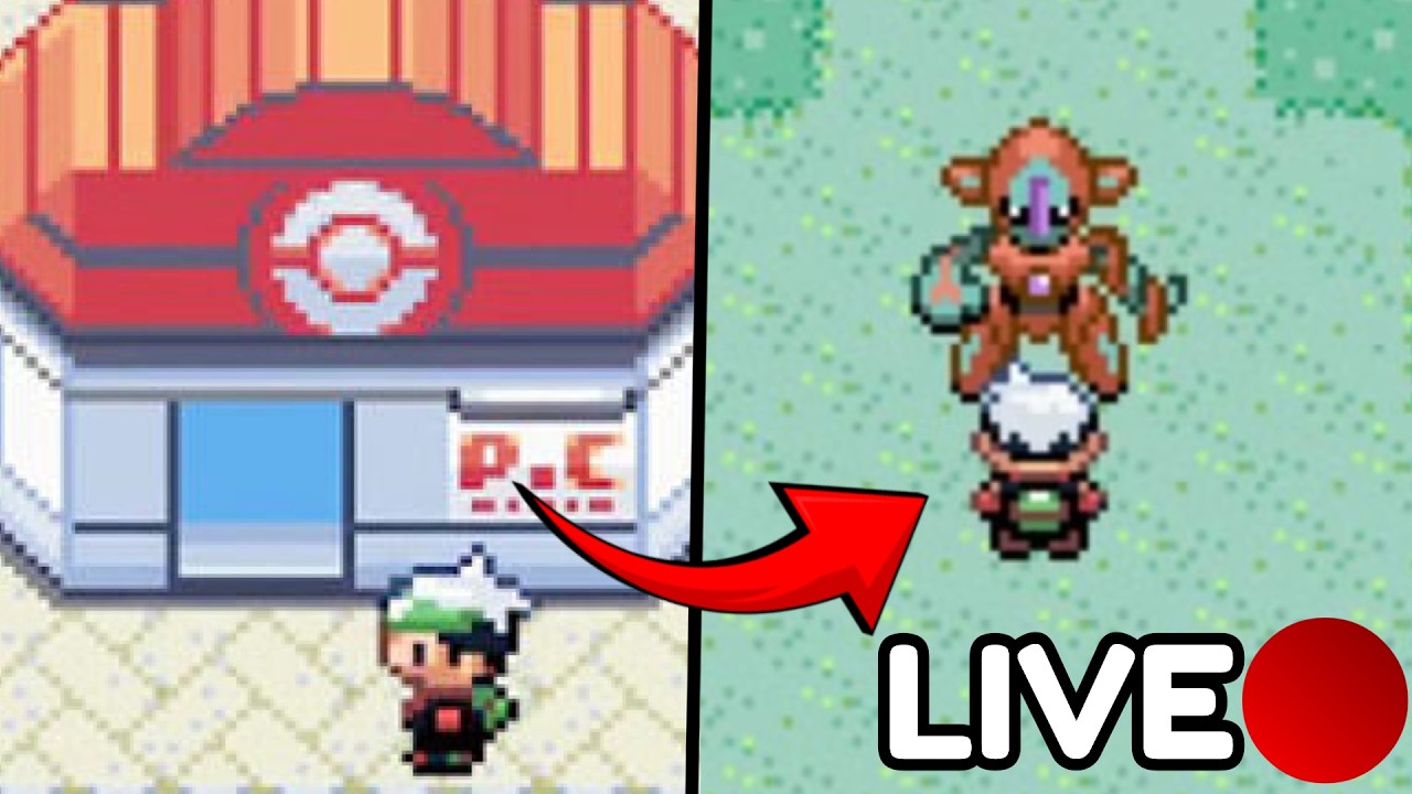 Racing to Beat Pokemon Emerald but the ENTIRE MAP IS RANDOMIZED! | Live