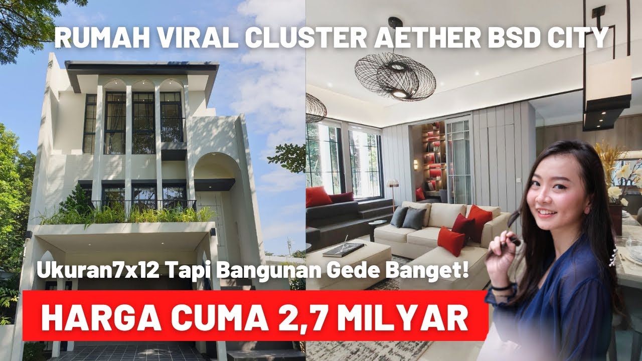 Cluster Aether - Rumah Mewah Dikawasan Greenwich Park BSD City