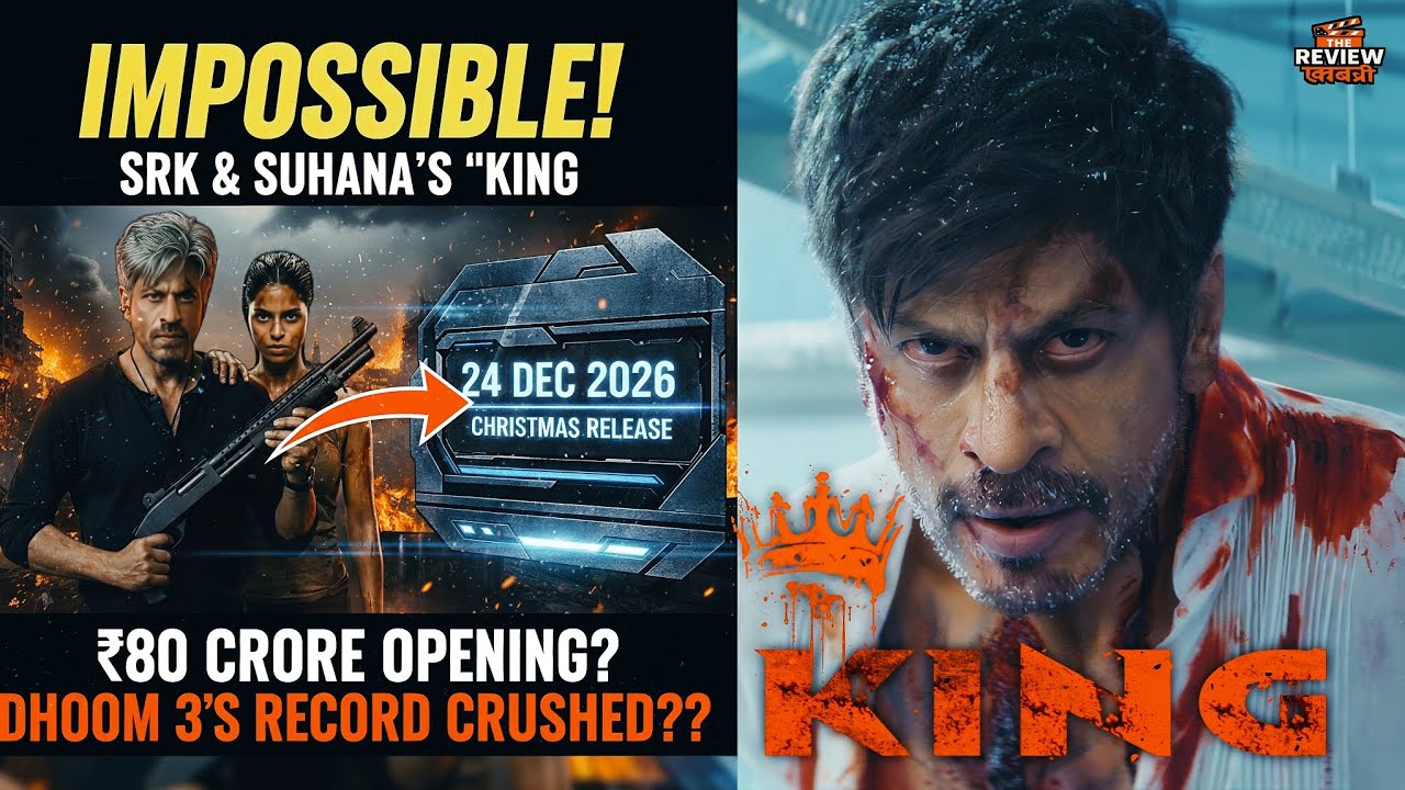 KING 2026: SRK Ready To Crush All Box Office Records! 🦁 ₹80 Crore Day 1?