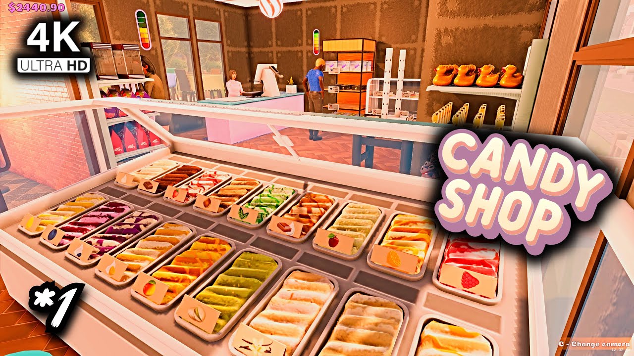 Let's Play Candy Shop Simulator #1 Full Access + Reshade