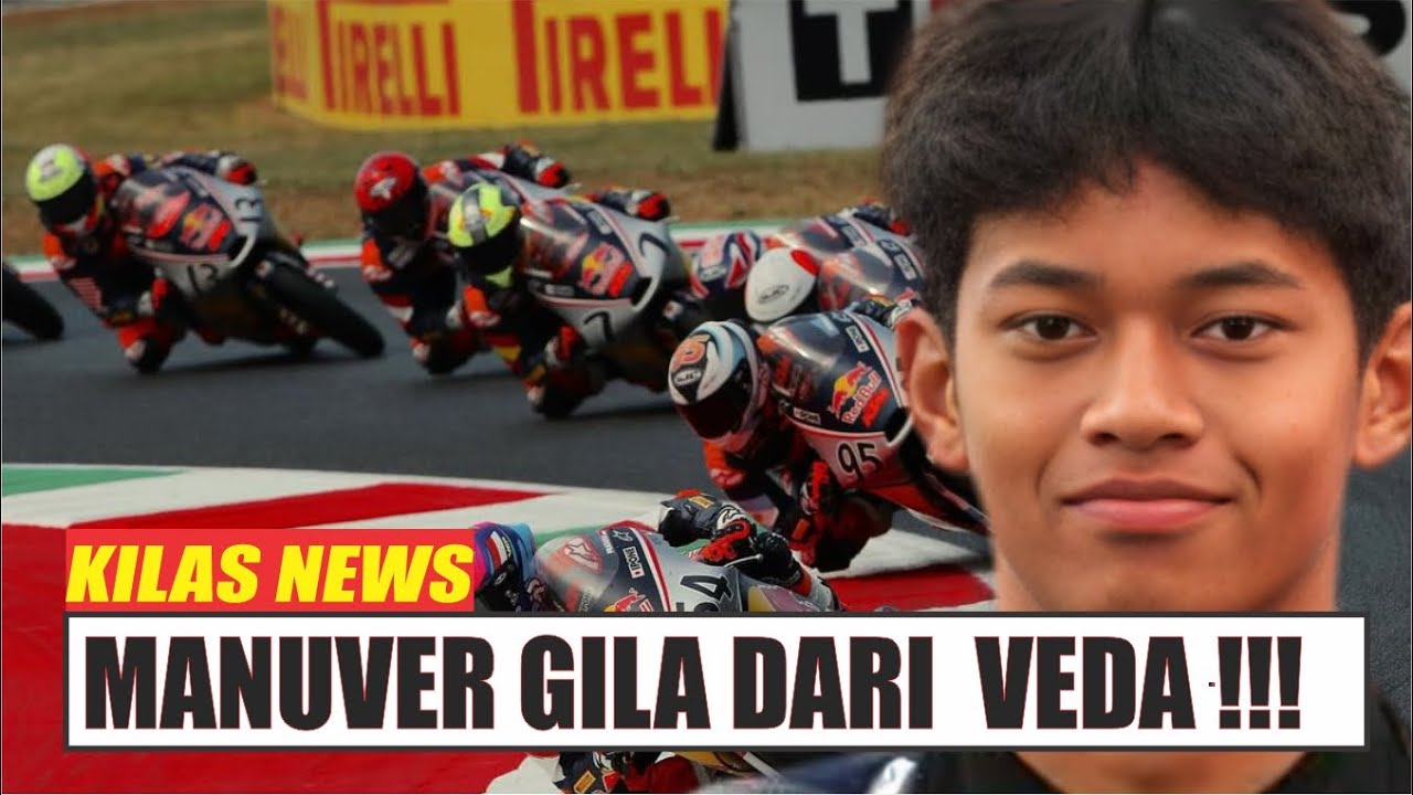 APRILIA SAMPE TANTRUM! Kecerdikan Veda Pratama Lewati 2 Rider Eropa di Tes Moto3 Spanyol Hari Ini!
