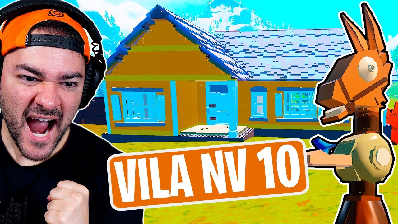 FORTNITE LEGO #7 - SUPER CASA na VILA NÍVEL 10