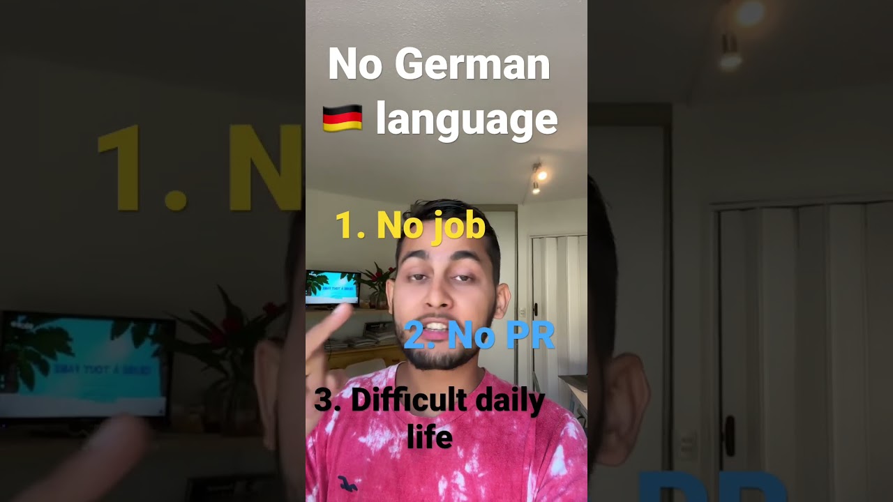 Don&rsquo;t come to Germany🤔 without learning German language. #youtubeshorts