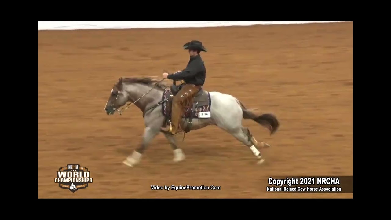 It’s Time To Smokum, 2021 NRCHA Open Bridle World Show Championship run