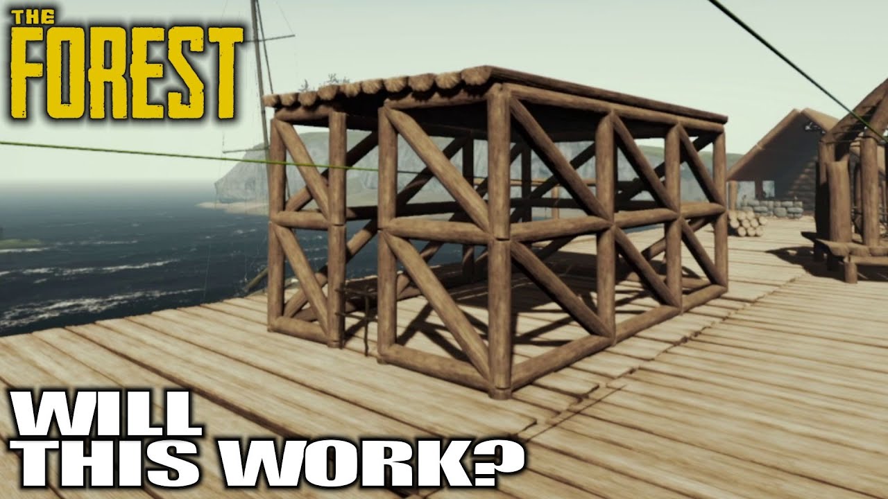 Trying a New Log Catch Design | The Forest Gameplay | E20