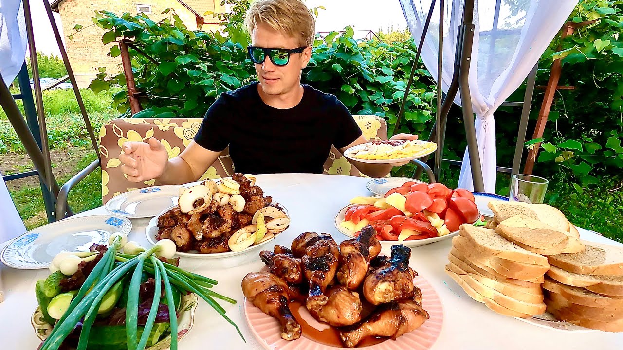 ЛУЧШАЯ ЕДА У ТЕЩИ! Мой фирменный шашлык! Гуляем по Черновцам
