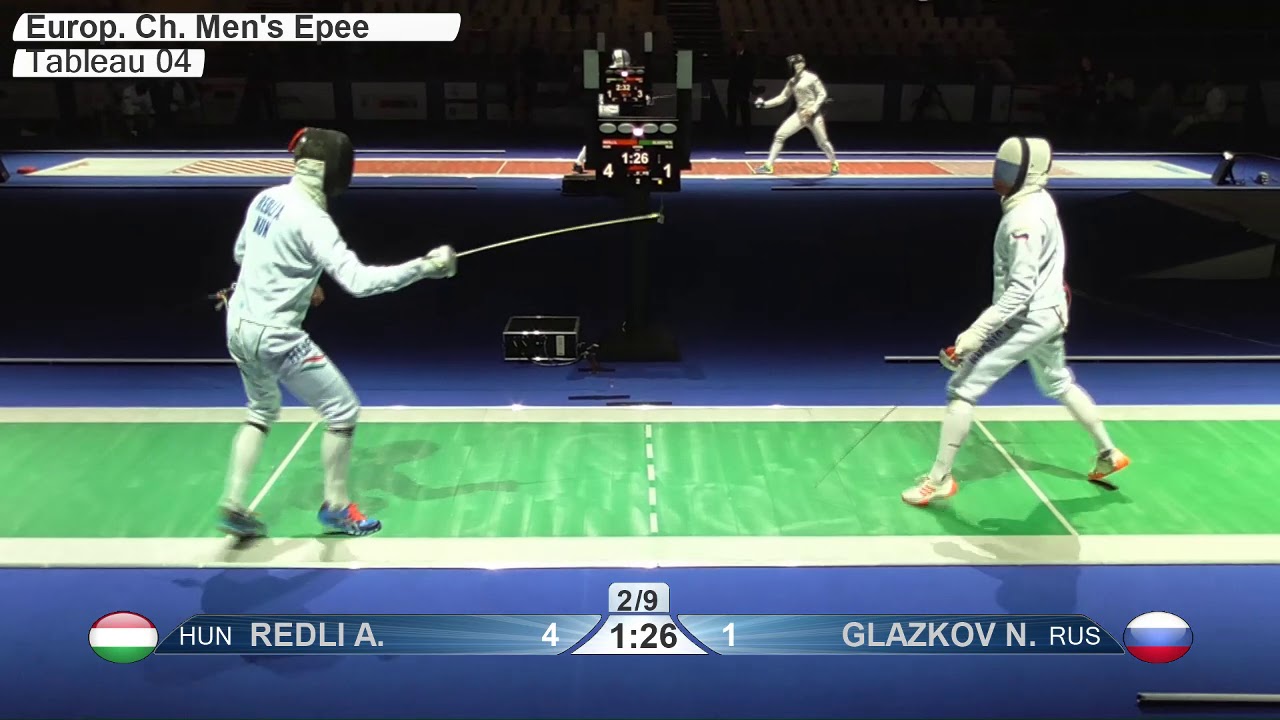 European Championships 2019 Men Epee Team T04 HUN vs RUS