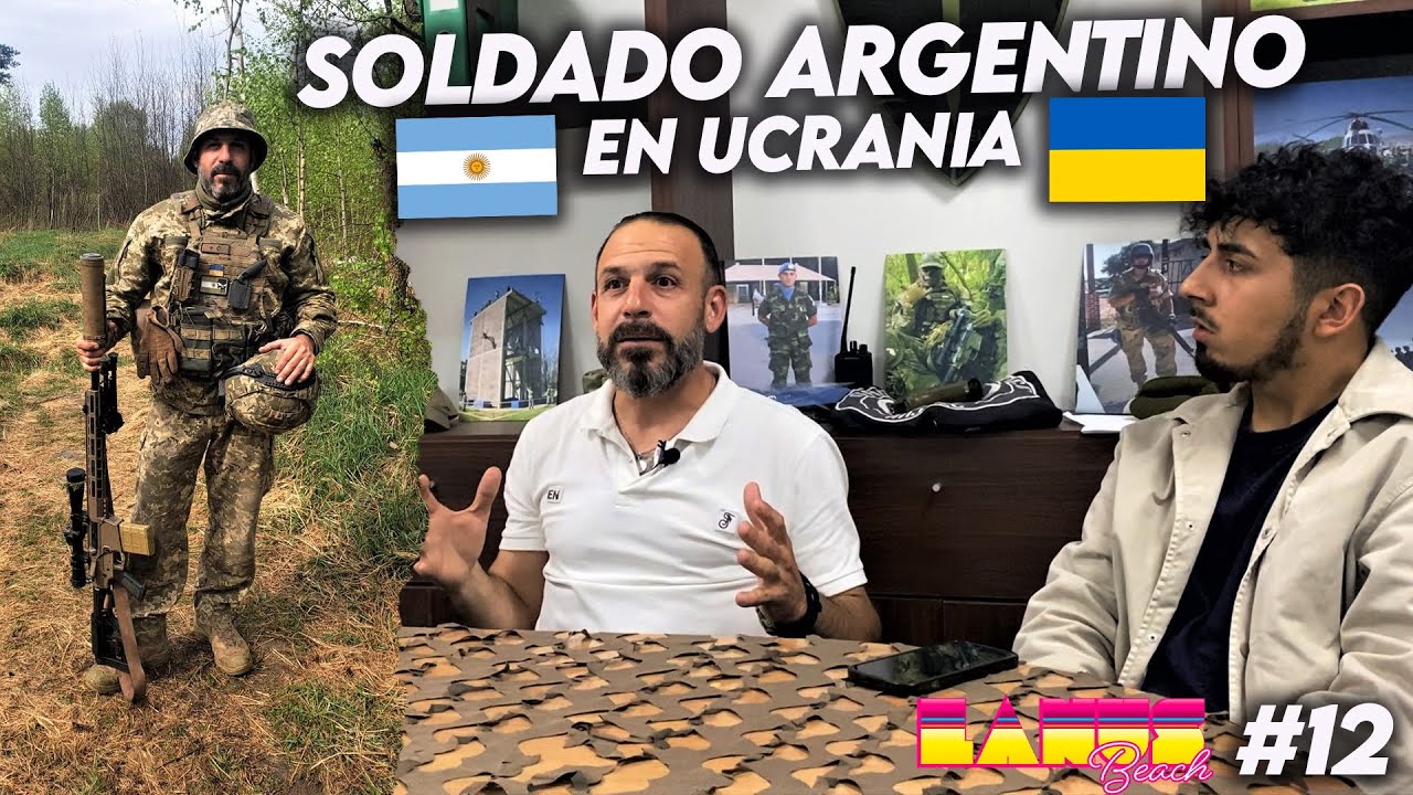 Es ARGENTINO y estuvo en PRIMERA LINEA en la GUERRA de UCRANIA