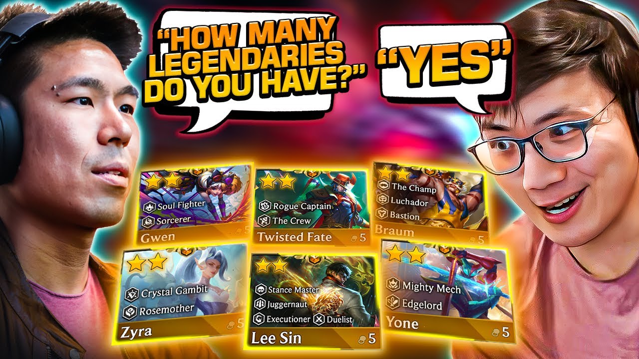 I Crushed TFT Pros With A Full Legendary Board (ft. Aesah)
