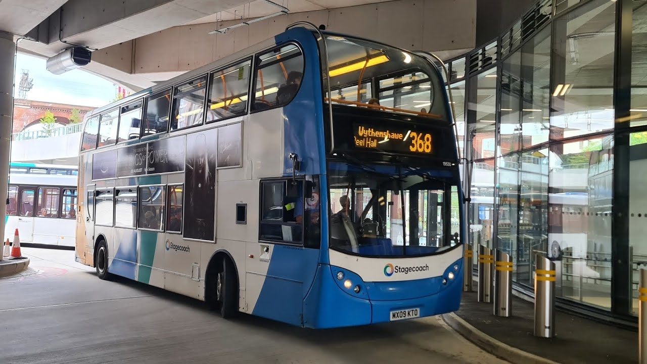 *RATTLY BUT BEASTY* Ride on Stagecoach Manchester' ADL Trident 2 Enviro400, 19530 (MX09 KTO)