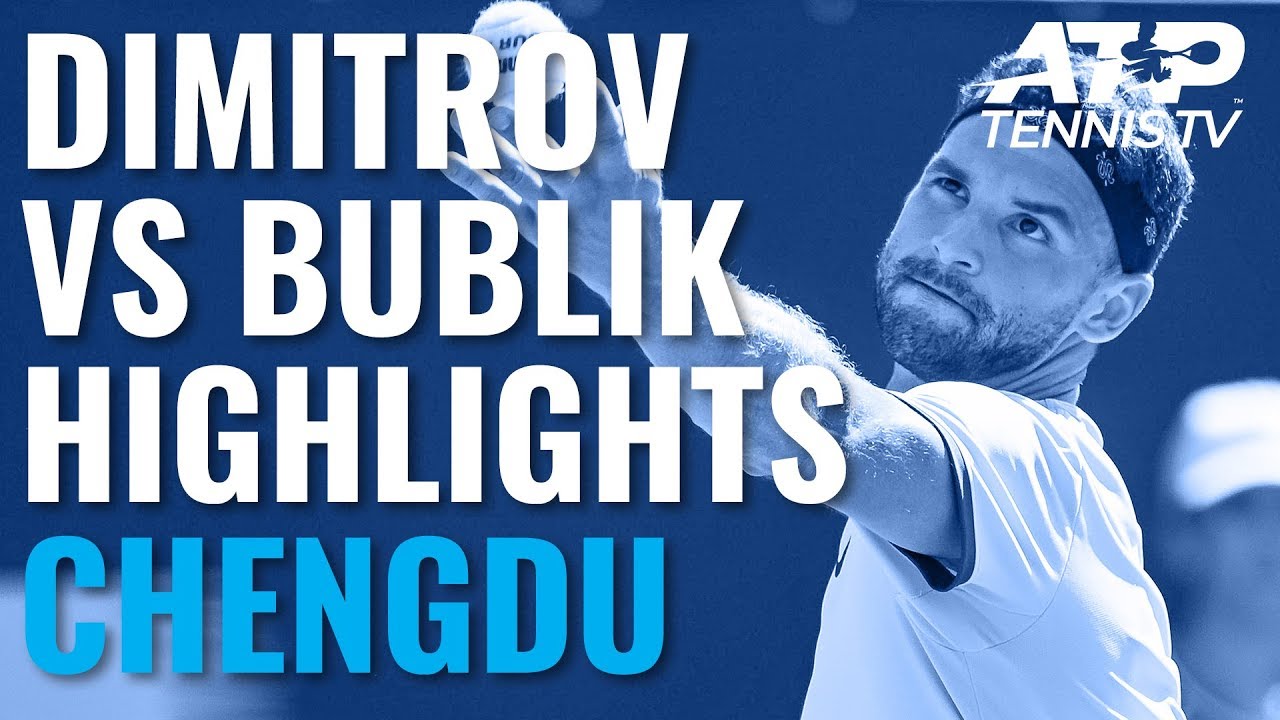 Grigor Dimitrov vs Alexander Bublik: Match Point Saves & Great Shots | Chengdu 2019
