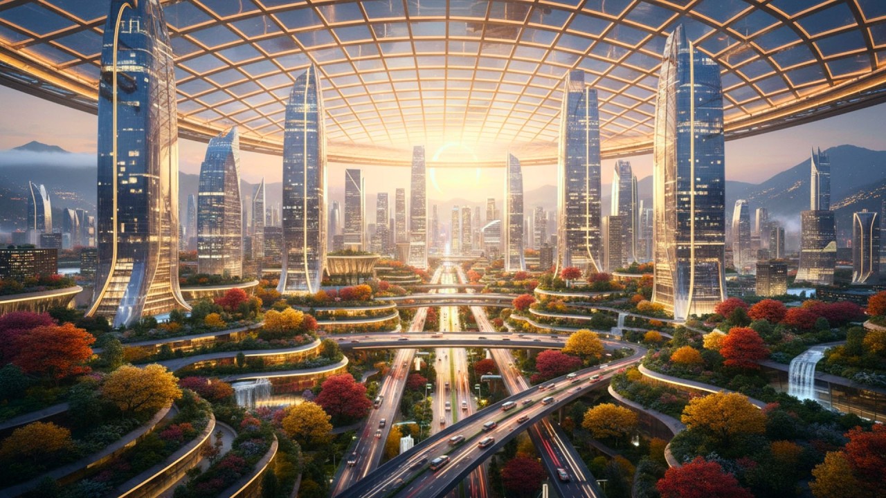 Future City 3500: A Vision of Tomorrow | AI Generated Sci Fi Short 4K