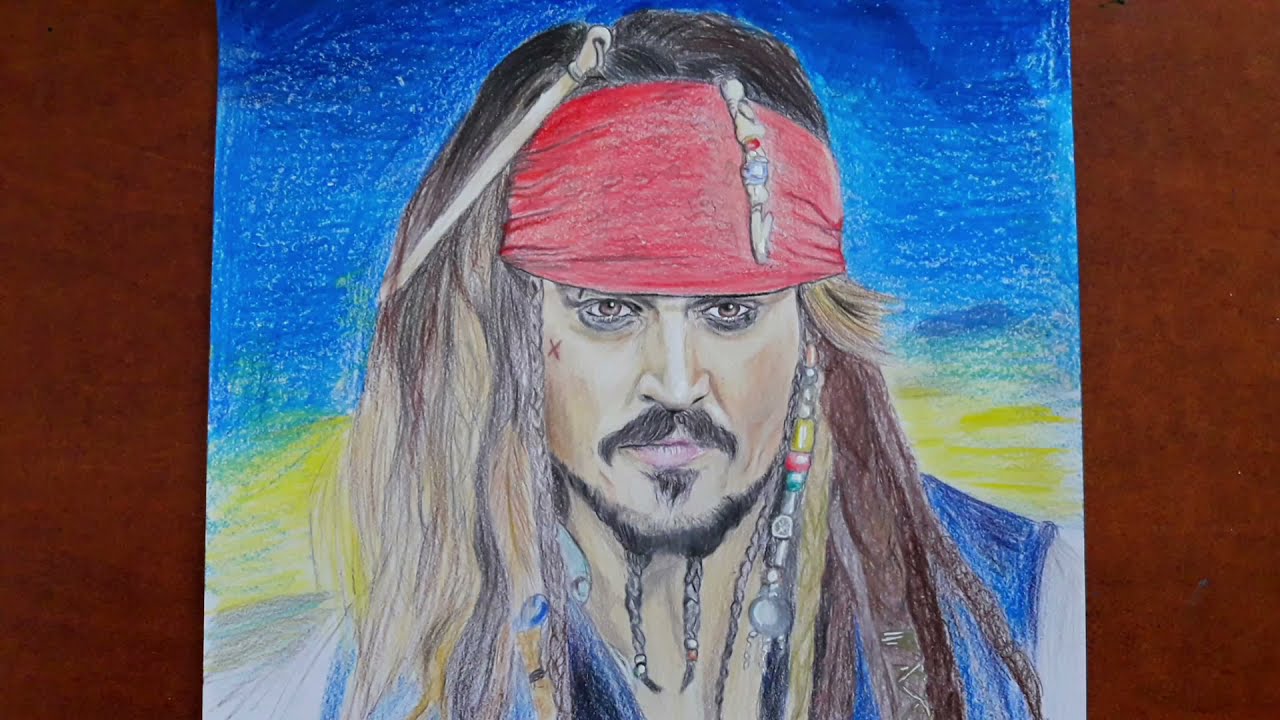 #JonnyDepp :Captain Jack Sparrow : #KarayipKorsanları : #Draw #art