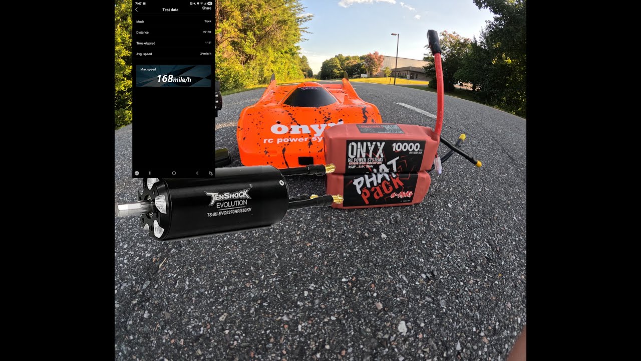 Traxxas slash 4x4, Tenshock 2270 evo, Onyx Rc Phat packs неудачное прохождение