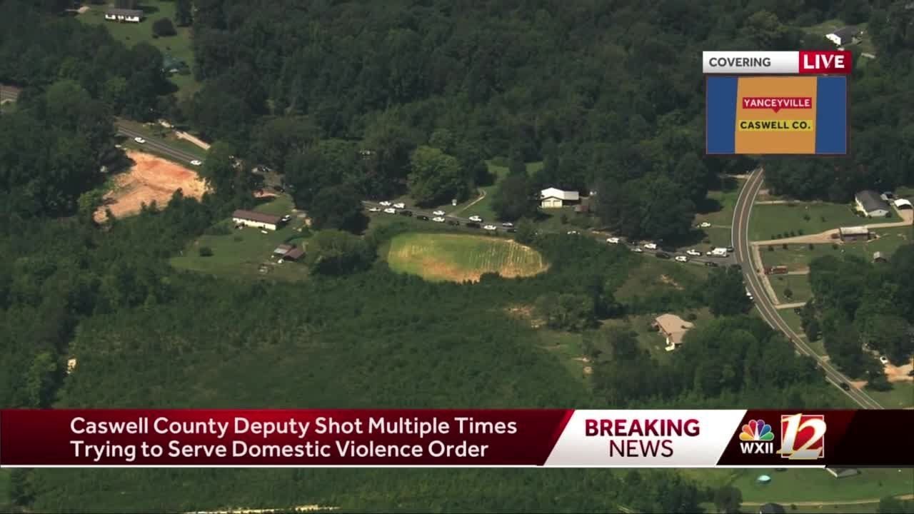 Caswell County deputy shot multiple times while serving domestic violence order