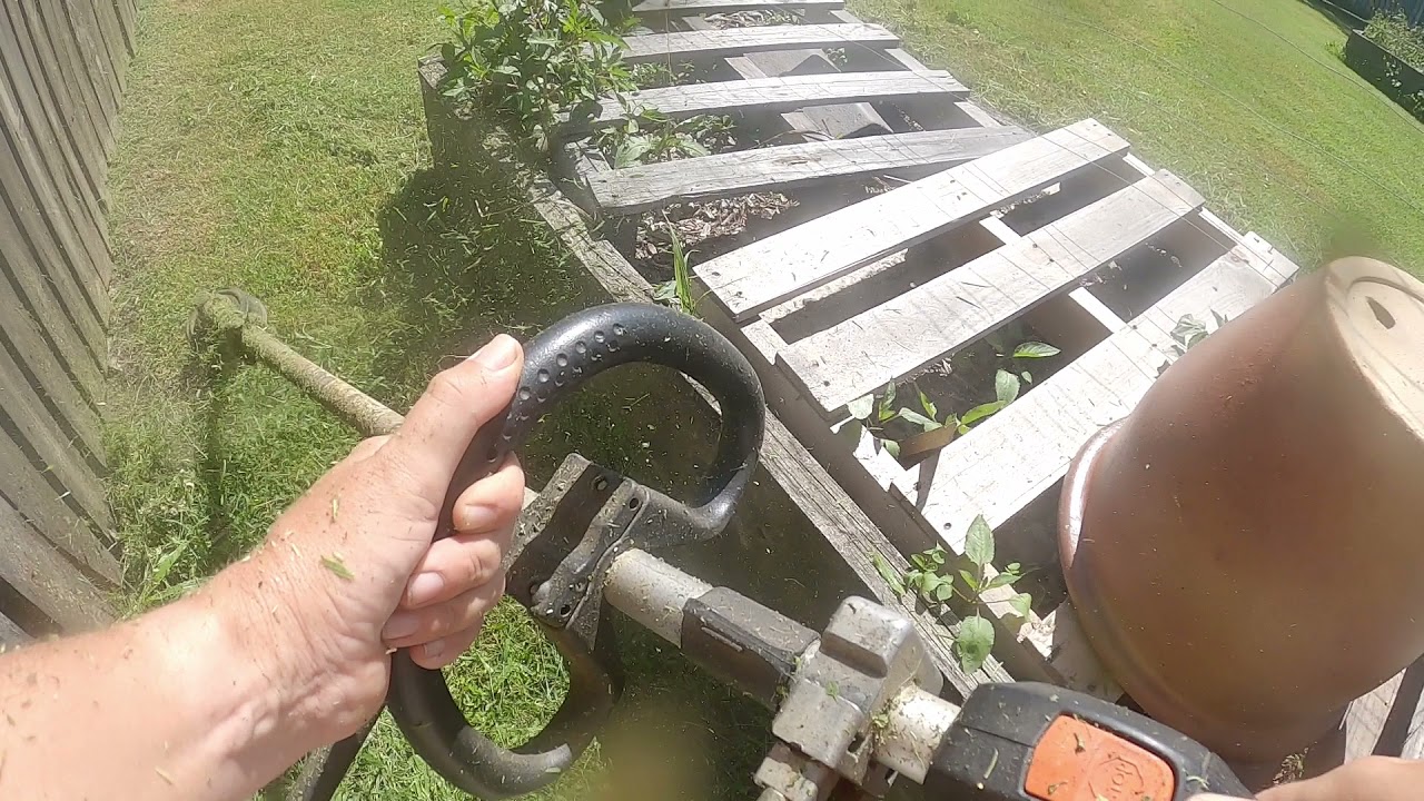 stihl Fs240r from girls point of view