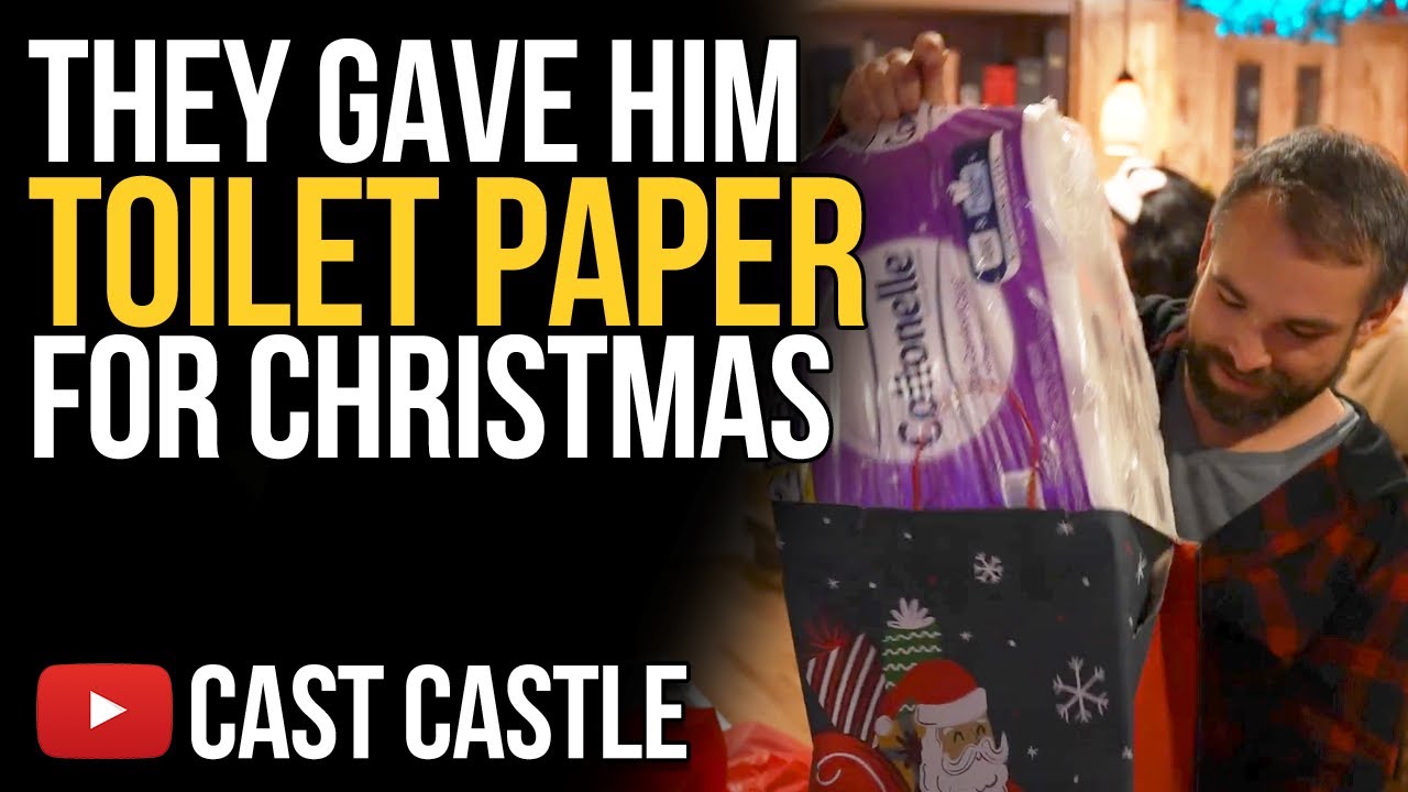 They Gave Him Toilet Paper For Christmas