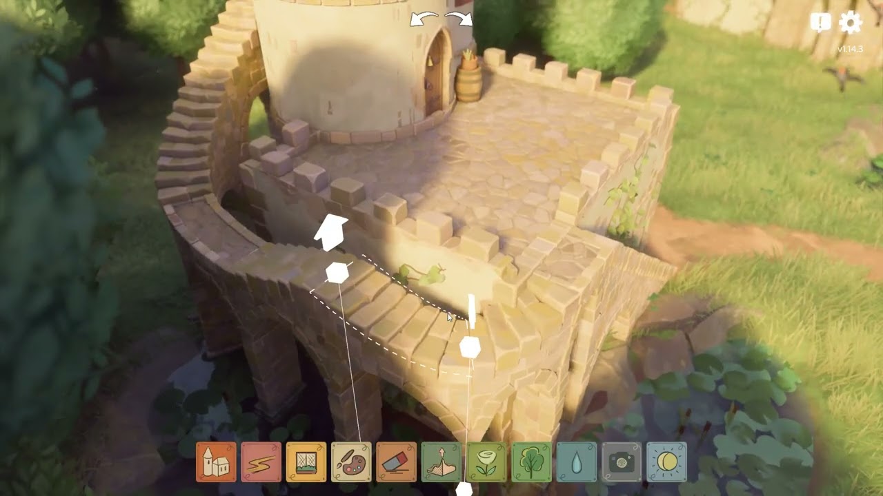 Tiny Glade gameplay to fall a sleep