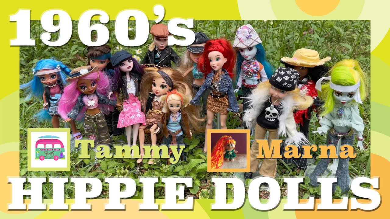 A Happy Hoarder: My 1960s Hippie Dolls #1960hippydoll WOW! Bratz Dolls Clothes Fit A Lot of Dolls