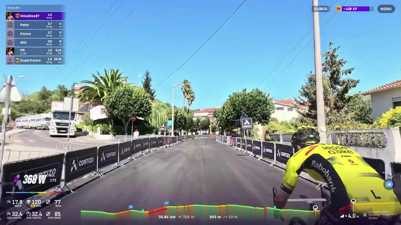 Rouvy-La Vuelta 2024 | Raceday | Stage 2 - Ourém